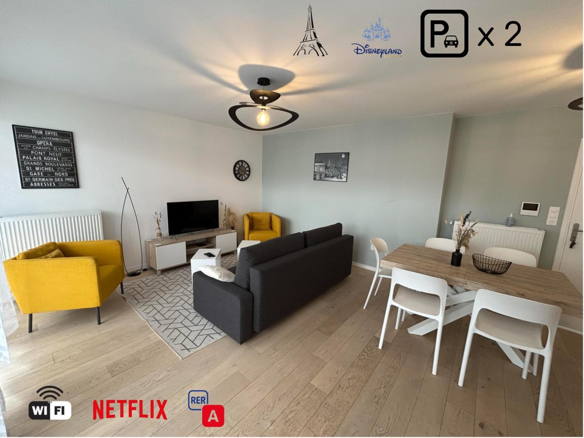Le Repaire De Mickey Apartamento Chessy  Exterior foto
